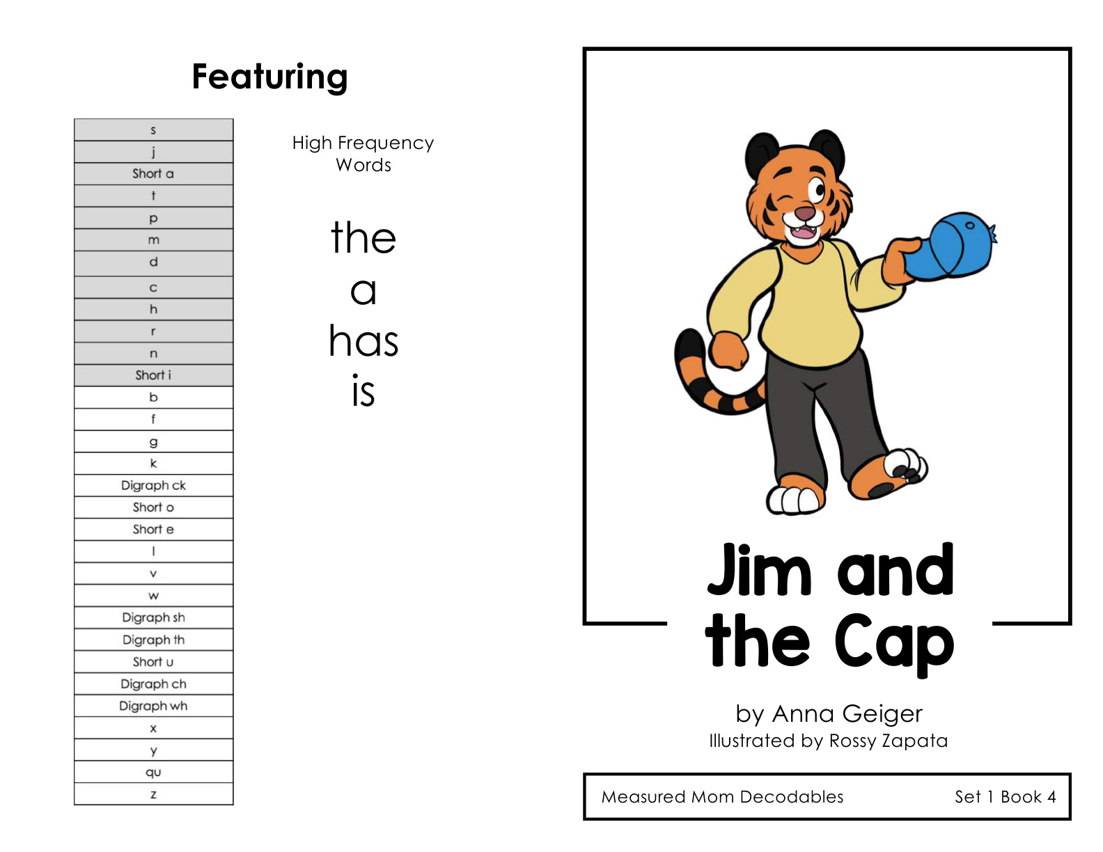 Decodable Book 6 - Jim and the Cap